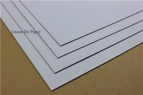供应双面的白板纸 1mm厚 夹心灰色(图)-夹灰白纸板价格及生产厂家